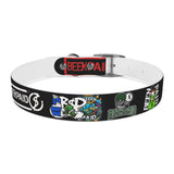 Been Paid Multiple Logo Dog Collar