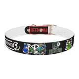 Been Paid Multiple Logo Dog Collar