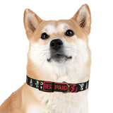 Been Paid Multiple Logo Dog Collar