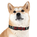Been Paid Multiple Logo Dog Collar
