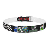 Been Paid Multiple Logo Dog Collar