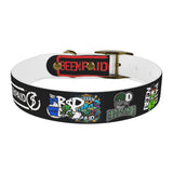 Been Paid Multiple Logo Dog Collar