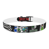 Been Paid Multiple Logo Dog Collar