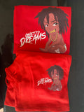 Red Ghetto Dreams Baby Outfit