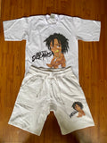White Ghetto Dreams Baby Outfit